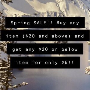 SPRING SALE! ☀️